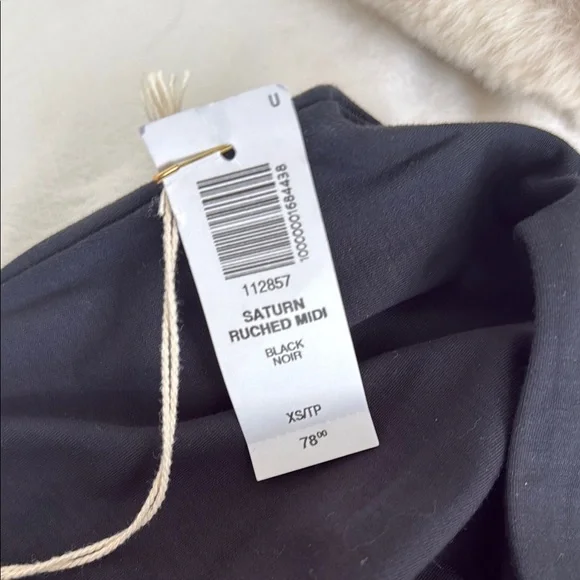 Aritzia Black midi dress - Picture 3 of 3